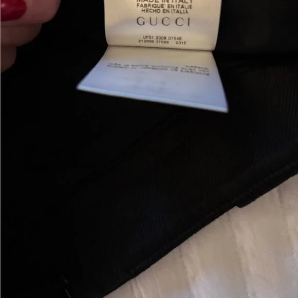 Gucci Black Pencil Skirt with Gold Details - Picture 15 of 16